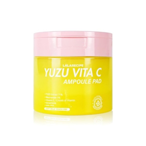 Lala Recipe Yuja Vita C Ampoule Pad 150ml / 라라레서피