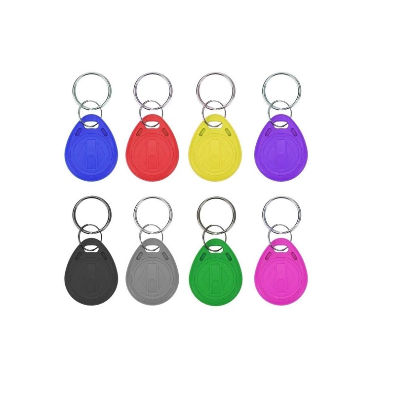 Waizmann.IDeaS® 1 x blue-white RFID 125 kHz transponder key fob