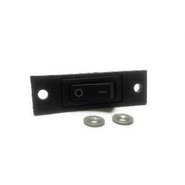 12001130 Replacement Black Fan Rocker Switch Compatible With Whirlpool Jenn-Air Cooktops