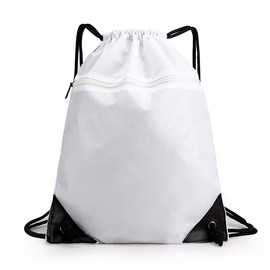 Women Mens Drawstring Backpack Bag Gym Sports Sack Portable Shoe Balls Bags, Lightweight and Spacious - 50x43 cm