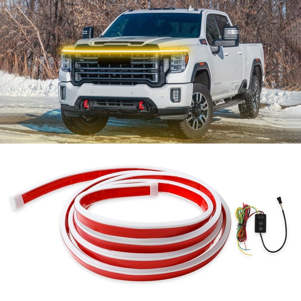 71 inch Car Hood Light Strip with Turn Signal Exterior