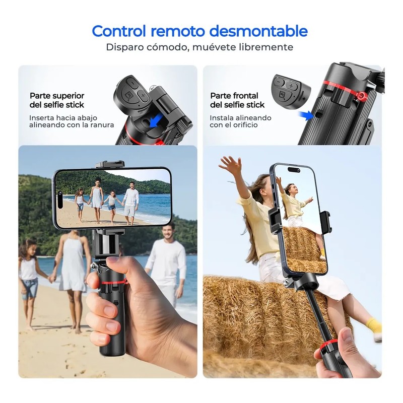 Soporte Selfie Stick Mini Para Celular Con Trípode