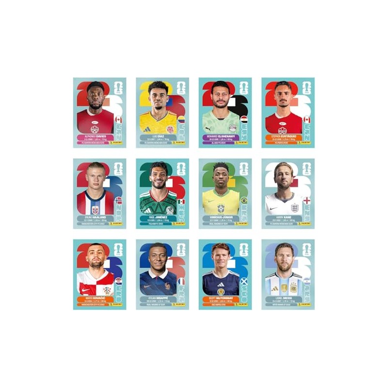 Caja con 100 Sobres para Album FIFA World Cup 2026