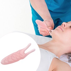 VICASKY 1PC Natural Resin Two Pronged Nose Massager Tool for Enhanced and Facial Care Durable Comfortable and Safe Nose Scraping Massager for Daily Use