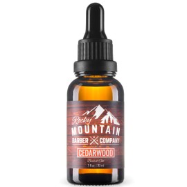 Beard Oil & Leave-in Conditioner - 100% Natural - Cold-Pressed 9 Oil Blend with Cedarwood Scent, Nutrient Rich Eucalyptus, Jojoba, Tea Tree, Coconut Oil