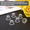 NQEUEPN 6pcs Primer Bulb Replacements, Fuel Primer Bulb/Ball Compatible with