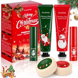 6PC Crema para Manos, Balsamo Labial y Crema para Pies, Hidratante Intensivo, Repara la Piel Seca y Agrietada, Kit de Viaje Ideal para Desplazamientos