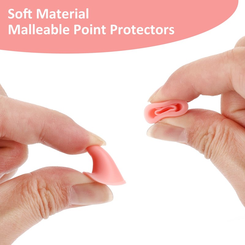 Pack of 20 Stitch Stoppers Colour Knitting Needles Point Protection
