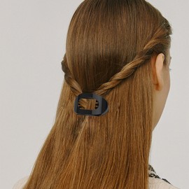 4 PCS Hair Claw Clips for Women Girls, Large Flat Matte Hairs Clamps Vintage Snap Hair Accessories for Thick Thin Hair