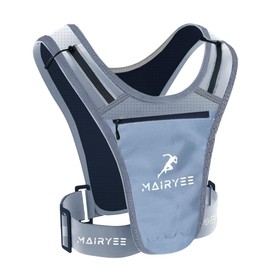 Mairyee Running and Training Vest | Waterproof Material | Phone, Key and Cardholder Pockets | Lightweight and Reflective Running Vest | Adjustable Waistband | Unisex- Men & Women Outdoor Running Vest