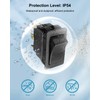 6 Pin Rocker Switch Replace HY60B, ON-Off-ON Push Button Switch,