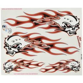 Quattroerre 9012 Sticker Skulls and Flames Table