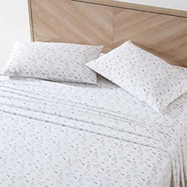 Eddie Bauer - Twin XL Sheets, Cotton Percale Bedding Set, Crisp & Cool Home Decor (Animal Tracks, Twin XL)