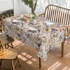 Horaldaily Fall Tablecloth 52×70 Inch Rectangular, Bird Autumn Harvest Tree