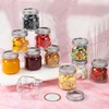 Mason Jars 10oz - 12Pack Glass Jars with Leak Proof