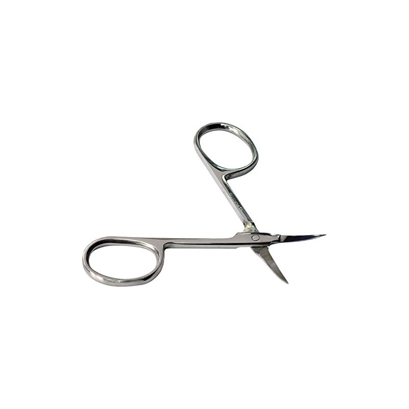 HTS 182C4 3.75" Curved Stainless Steel Cuticle Scissors