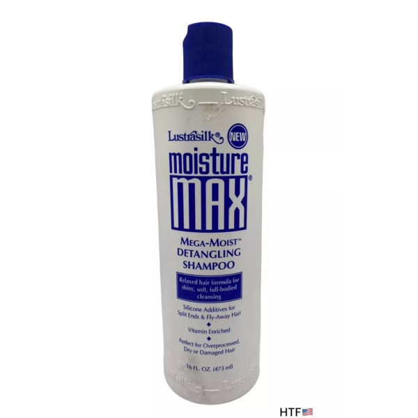 Lustrasilk Moisture Max Mega Moist Detangling Shampoo 16 oz