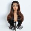 Rebecca Q Long Wavy Wigs for Women Side Part Lace