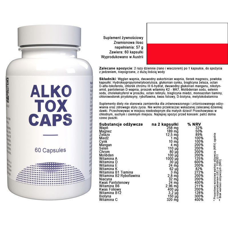 Alkotox - 180 Kapseln (3x60 Kapseln), 3er Pack