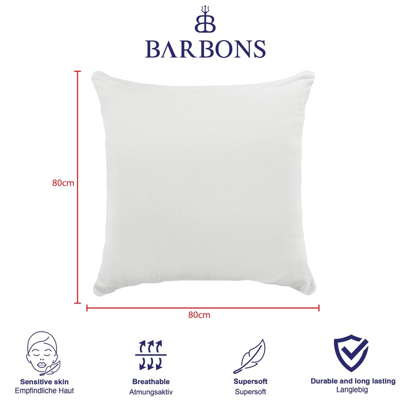 Barbons Pillowcase 80 x 80 cm, Set of 2 -