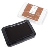Shachihata HAC-1-BR Iromoyo Ink Pad, Kuri-Iro (Chestnut Brown)