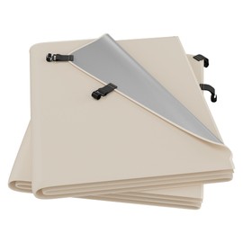 EAST OAK Sun Shade Sail Canopy Cover for EAST OAK Screen House & Pop-Up Tent 6 x 6 FT, Sun Protection, UPF 50+, 210D Oxford Silver-Coated Fabric, 68" x 63", Pack of 2 (Not Include Tent)