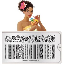 Moyou Stamp Stencil Tropical 23