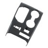 Car Center Console Shift Panel Trim Adhesive Glossy Carbon Fiber