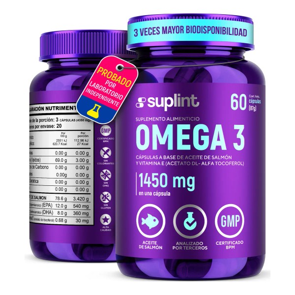 Omega 3 de Aceite de Salmn 3420 mg Alto Contenido