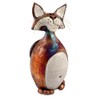 Modern Artisans American Made Whimsical Smiling Cat Raku Pottery Tabletop