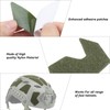 Qavctw 11pcs Tactical Helmet Velcro Set Helmets Magic Sticker DIY