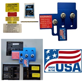 GenSafety SM200 Generator Interlock Kit for Siemens & Murray 150A and 200A Panels - Made in USA !