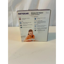 NETGEAR NEW IN BOX NETGEAR Wireless AC Adapter AC600 Dual Band