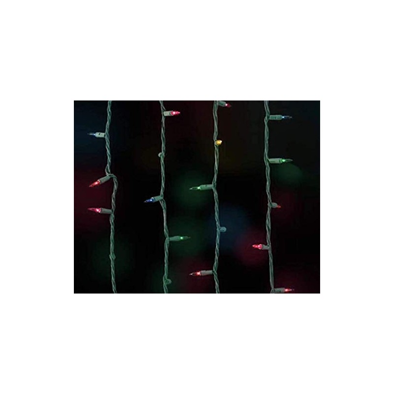 Home Accents Holiday 20 ft. 100-Lights String-to-String Incandescent Lights Mini