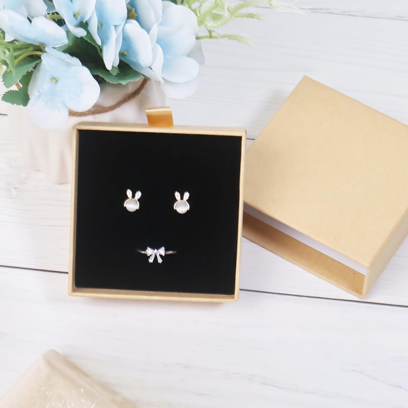 Nwvuop 2 Pack Jewelry Gift Boxes for Bracelet Necklace, 9×