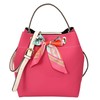 Womens Faux Leather Handbag Shoulder Tote with Cosmetics Bag Willow