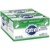 Excel White Sugar-Free Gum, Spearmint, 12 Count