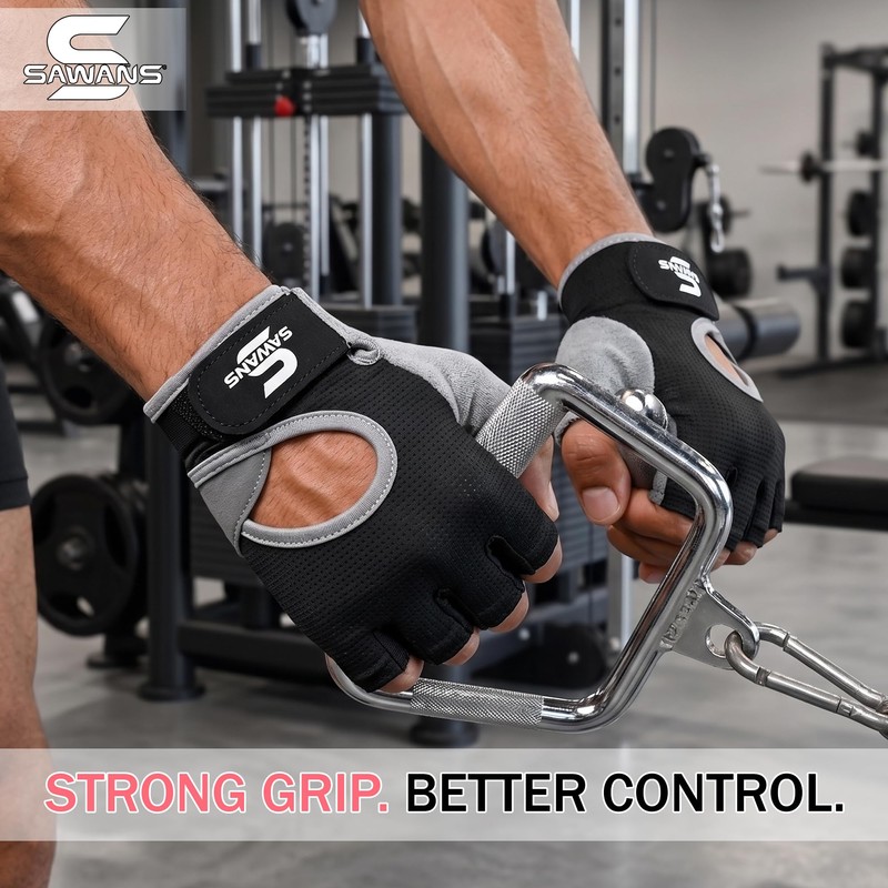 SAWANS Weight Lifting Gloves for Men & Women, Padded Gym
