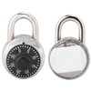 Rotary Digit Code Combination Padlock Round Security Lock for Door