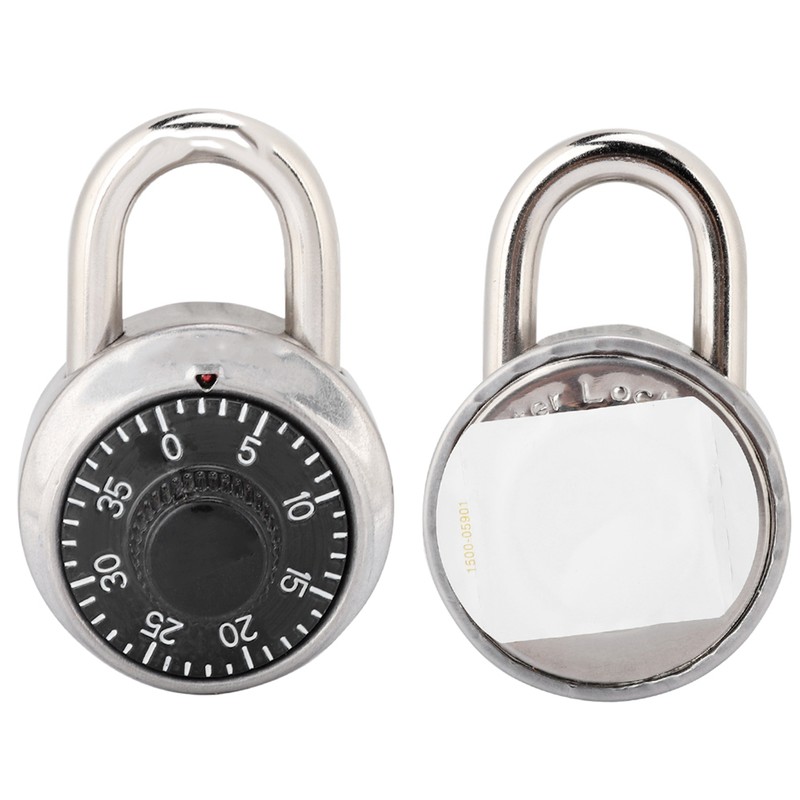 Rotary Digit Code Combination Padlock Round Security Lock for Door