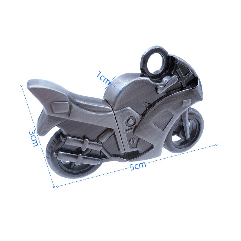 WooTeck 128GB Strong Metal Motorcycle USB Flash Drive Memory Stick