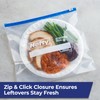 Hefty Slider Freezer Kitchen Storage Bags, Gallon Size, 25 Count