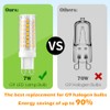 Geminilite G9 LED Bulbs 7W G9 Bi-Pin Base 70W Halogen