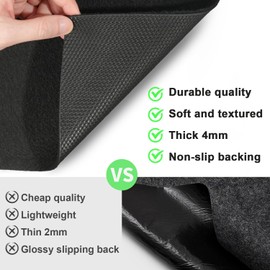 Golener Golener Oil Spill Mat - Garage Floor Mat, Absorbent Oil Pad, Premium Maintenance Mat, Waterproof, Contain Liquid, Protect Garage Surface from Spill & Stain, Reusable, Washable, Durable, Black, 29x36