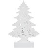 HGD Large White Wooden Christmas Decoration CW45-1202