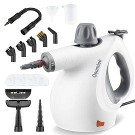 Pressurized Handheld Steam Cleaner with 14 pcs Accessories 15.2OZ Multi-Purpose Portable Steamer for Cleaning, Multi-Surface Steamer for Home, Floor, Grout