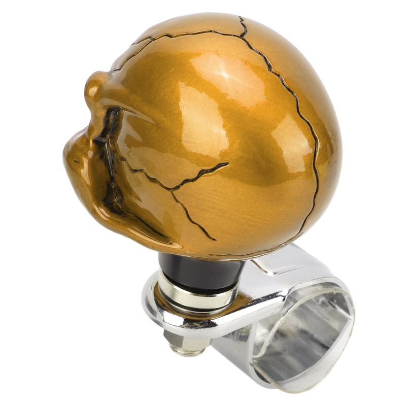 Steering Wheel Spinner Knob Skull Shape Universal Power Handle for