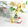 Cute Handmade Glass Crafted Christmas Ornament: