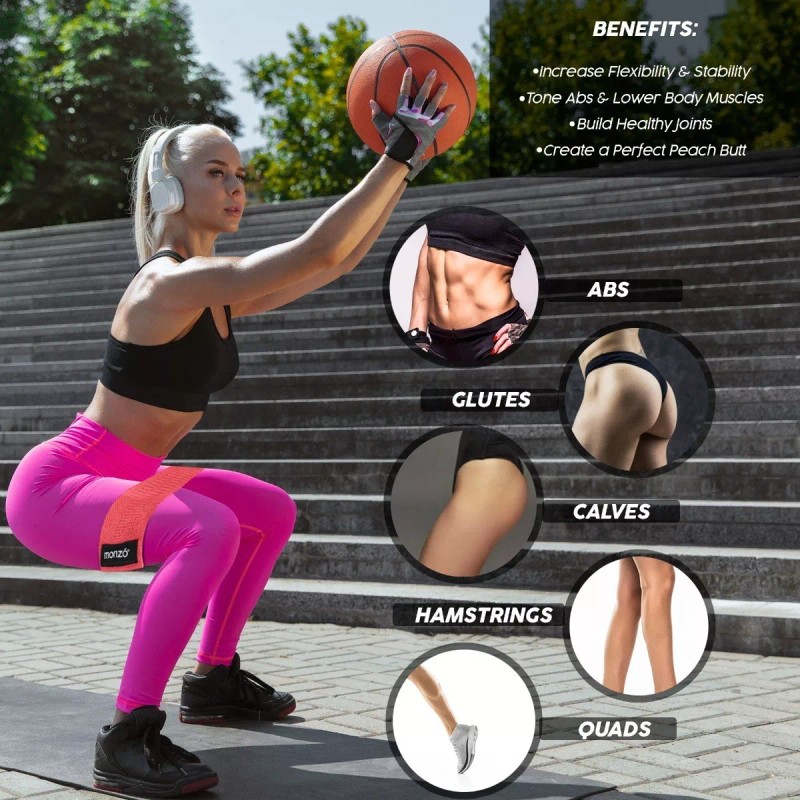 Monzó Hip Bands, Ligas Resistencia, Bandas Resistencia, Paquete 3