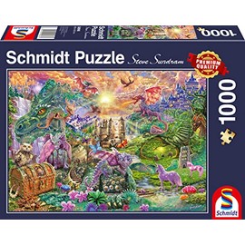 Schmidt | Enchanted Dragon Land (1,000 pieces) | Jigsaw Puzzle | Ages 12+